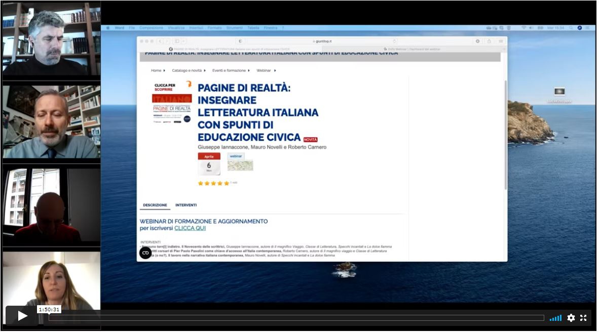Webinar – Insegnare Letteratura Italiana | Treccani Giunti T.V.P ...